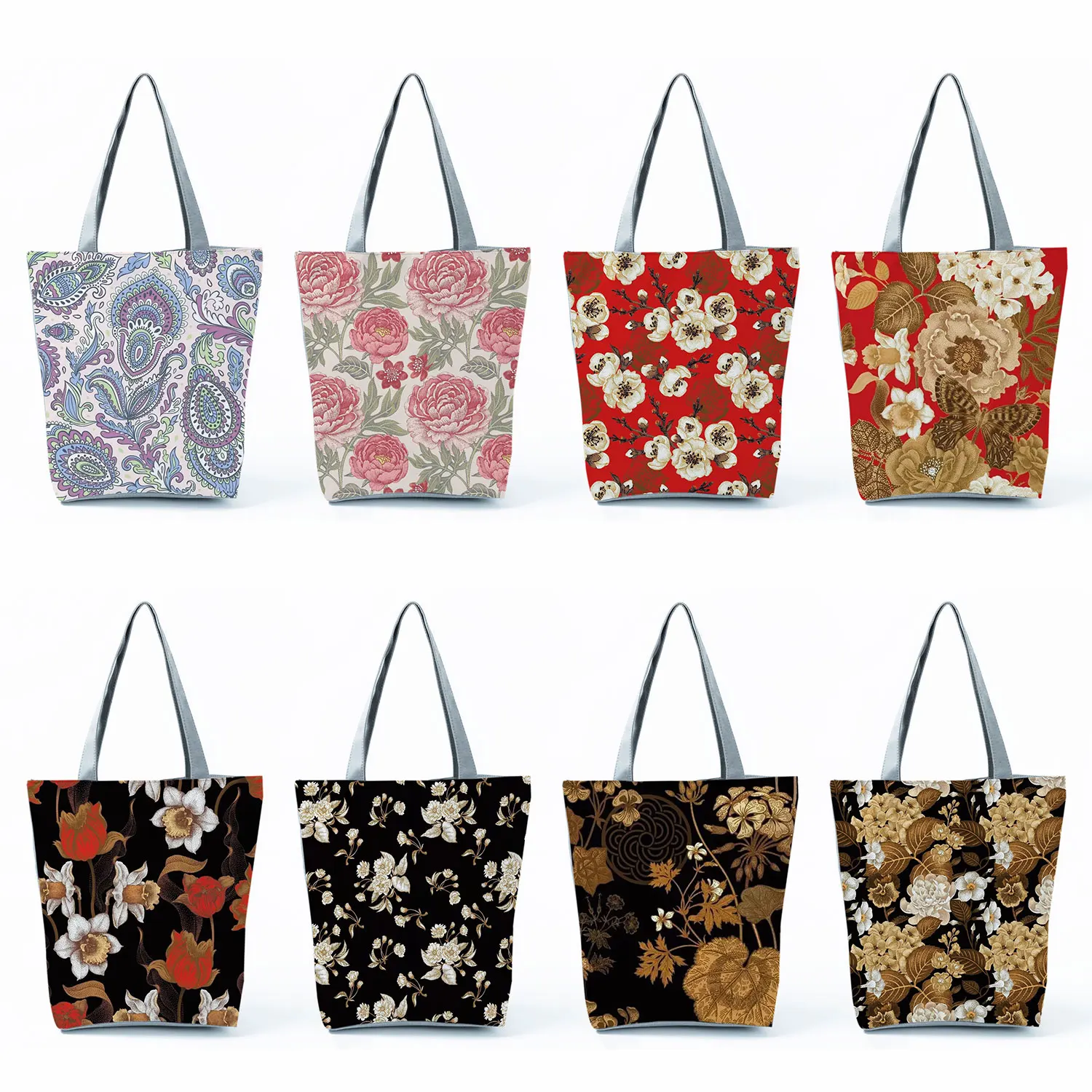 Portable High Capacity Travel Beach Bag Female Shoulder Bags Plant Floral Printed Handbags For Women Fashion Shopping Tote Bags
Portable High Capacity Travel Beach Bag Female Shoulder Bags Plant Floral Printed Handbags For Women Fashion Shopping Tote Bags