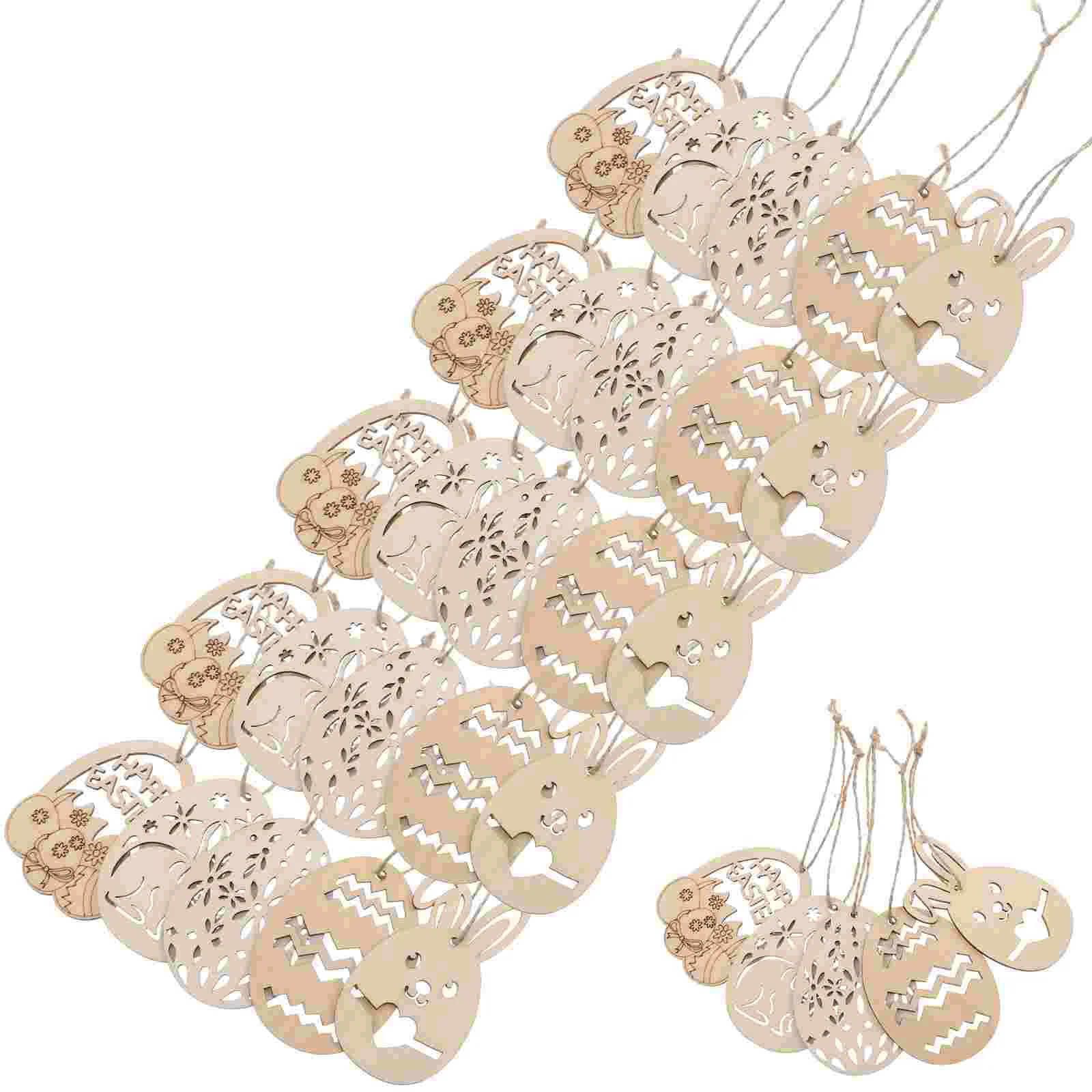 50 Pcs Easter Handmade Hanging Decorations Cutout Wood Wooden Ornaments Egg Craft Kit Crafts Shaped Cutouts Tree Pendant Plaque
50 Pcs Easter Handmade Hanging Decorations Cutout Wood Wooden Ornaments Egg Craft Kit Crafts Shaped Cutouts Tree Pendant Plaque