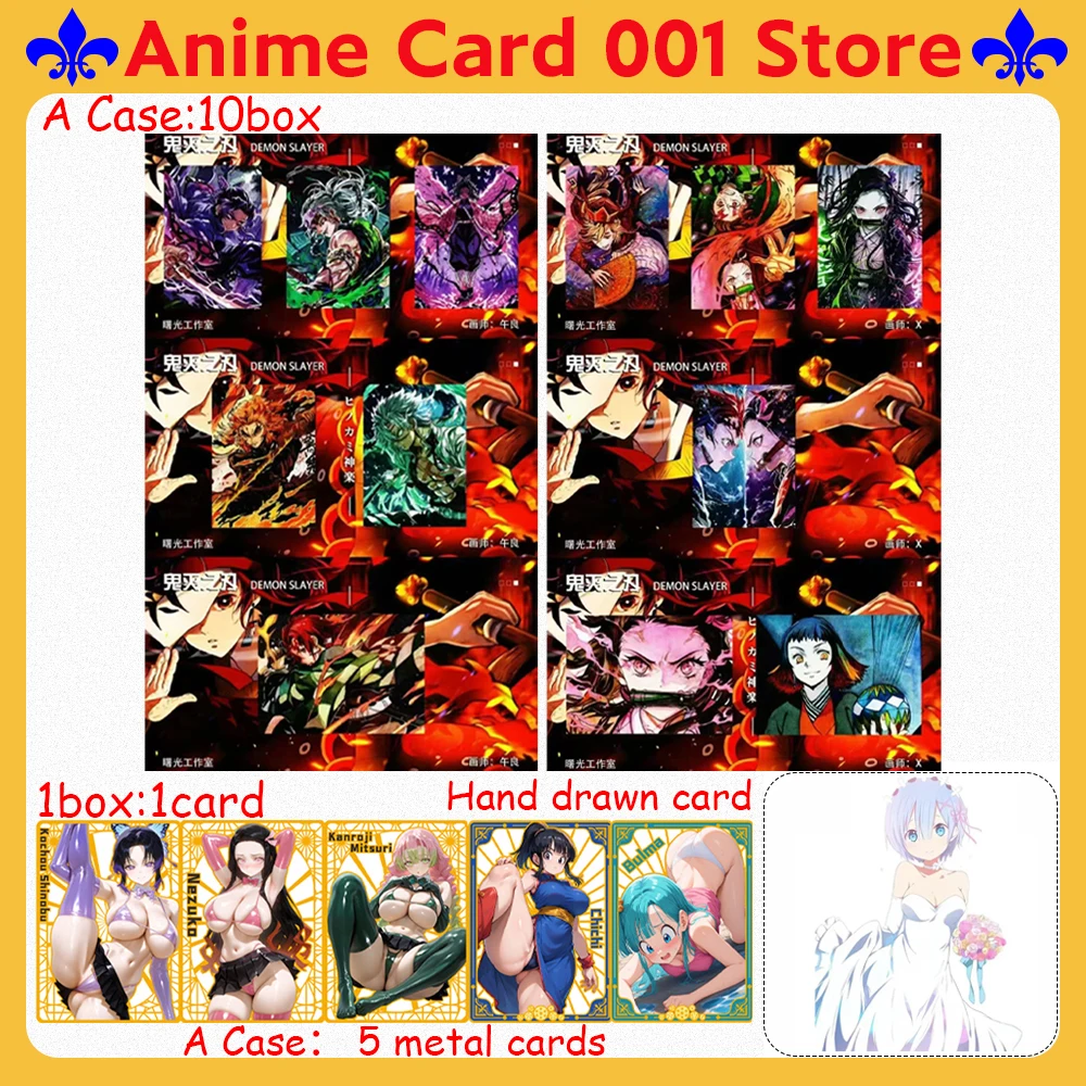 New case Hand drawn card wholesale Demon Slayer card Tanjirou Kamado Nezuko Character Collection Card Children Toy Gift
New case Hand drawn card wholesale Demon Slayer card Tanjirou Kamado Nezuko Character Collection Card Children Toy Gift