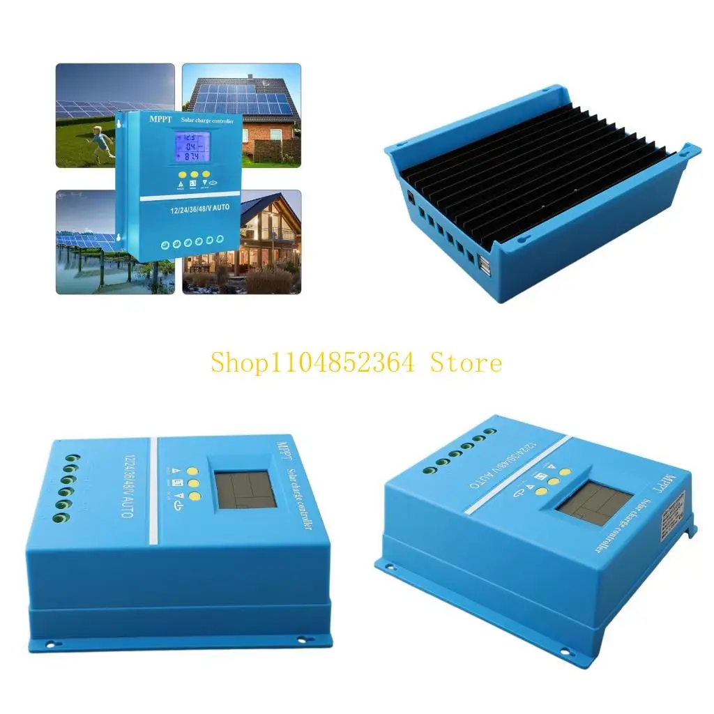 652F Solar Panel Regulator with LCD Display MPPT Solar Controller for 12V-48V Systems Improved Control Enduring
652F Solar Panel Regulator with LCD Display MPPT Solar Controller for 12V-48V Systems Improved Control Enduring