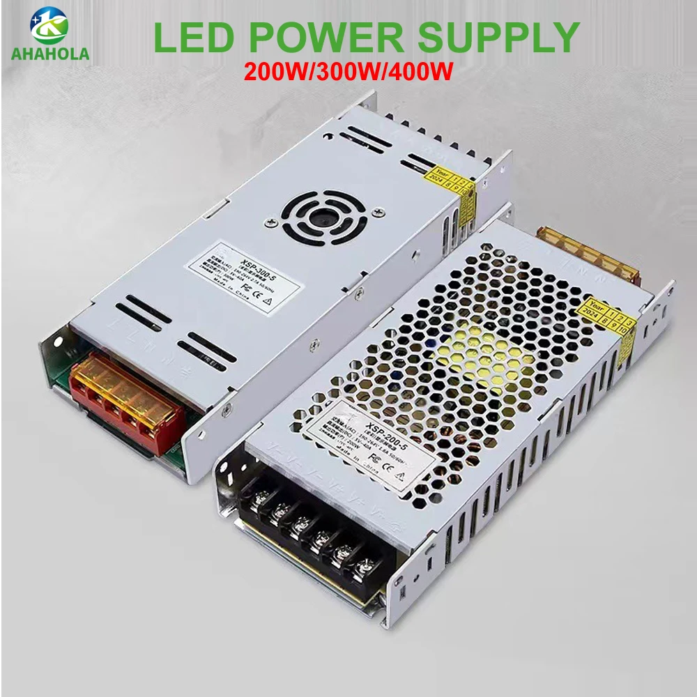 Switching Led power supply 5V 40A 60A 80A 200W 300W 400W AC 220V TO 5V DC Power Supply SMPS Driver
Switching Led power supply 5V 40A 60A 80A 200W 300W 400W AC 220V TO 5V DC Power Supply SMPS Driver
