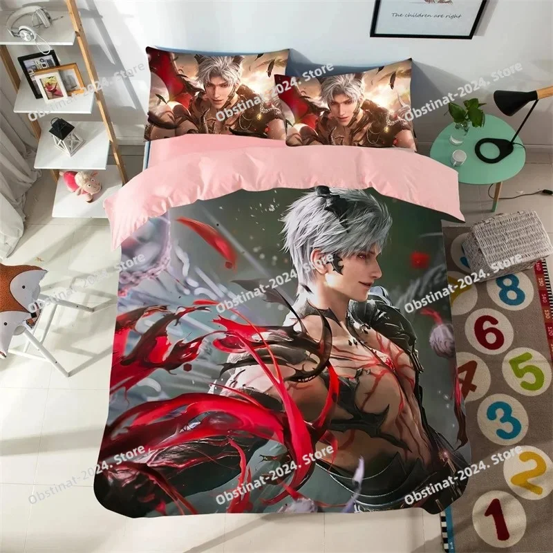 Anime Love And Deepspace Bedding Sets Sylus Cosplay Duvet Cover Bed Set Quilt Cover Pillowcase Boys Adult Home Textile
Anime Love And Deepspace Bedding Sets Sylus Cosplay Duvet Cover Bed Set Quilt Cover Pillowcase Boys Adult Home Textile