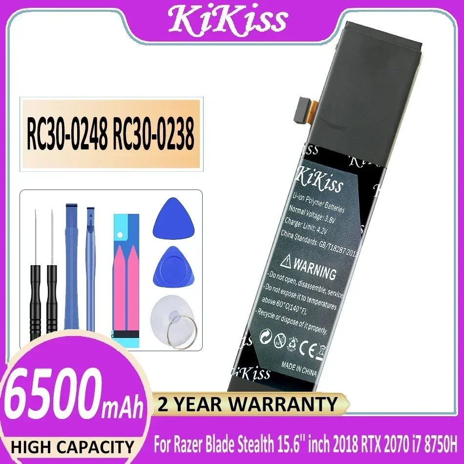 Laptop Battery RC30-0248 RC30-0238 6500mAh For Razer Blade Stealth 15.6'' Inch 2018 Rtx 2070 i7 8750H
Laptop Battery RC30-0248 RC30-0238 6500mAh For Razer Blade Stealth 15.6'' Inch 2018 Rtx 2070 i7 8750H