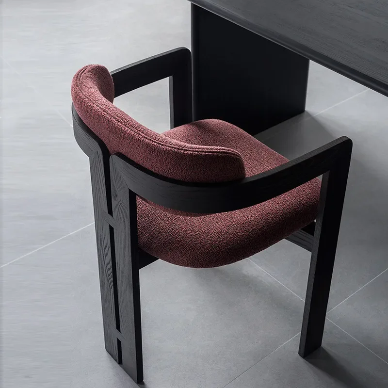 Solid Wood Dining Chair Designer Backrest Conference Chair for Business and Household Uses Leisure Armrest Leisure Desk Chair
Solid Wood Dining Chair Designer Backrest Conference Chair for Business and Household Uses Leisure Armrest Leisure Desk Chair