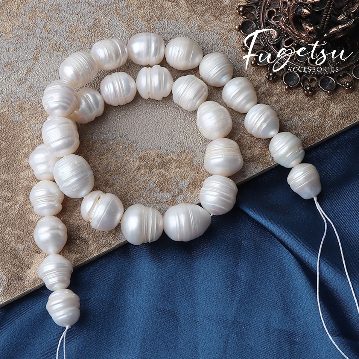 100% Natural Freshwater Pearl 11-13mm Large Thread Rice Beads Charms for DIY Women Men Necklace Jewelry Making Accessories
100% Natural Freshwater Pearl 11-13mm Large Thread Rice Beads Charms for DIY Women Men Necklace Jewelry Making Accessories