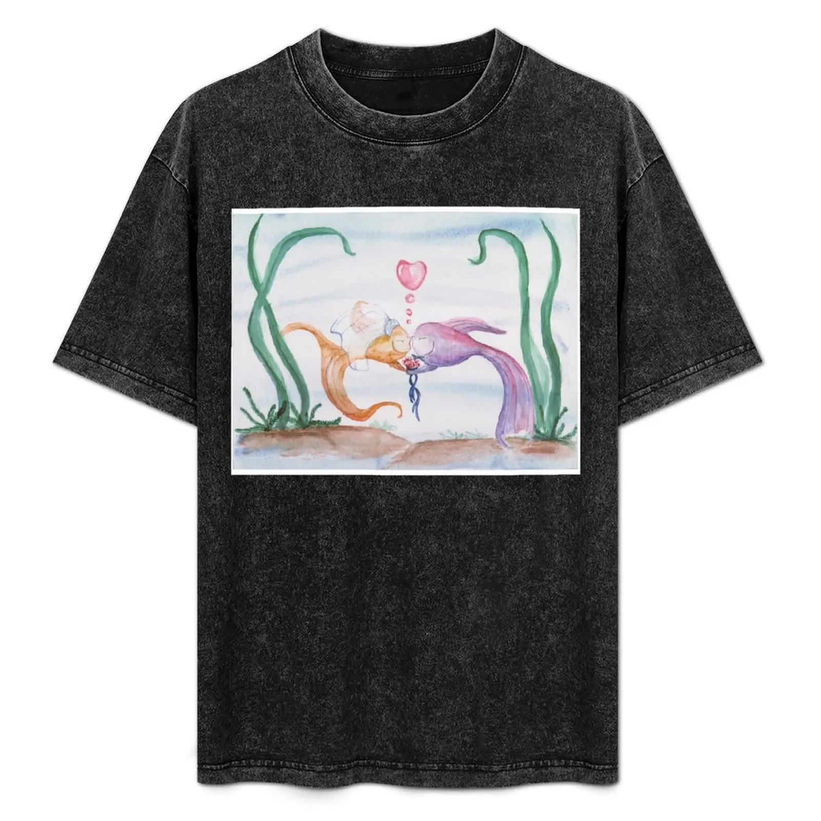 Kissing Fishes T-Shirt Large Size Casual Short Sleeve Top
Kissing Fishes T-Shirt Large Size Casual Short Sleeve Top