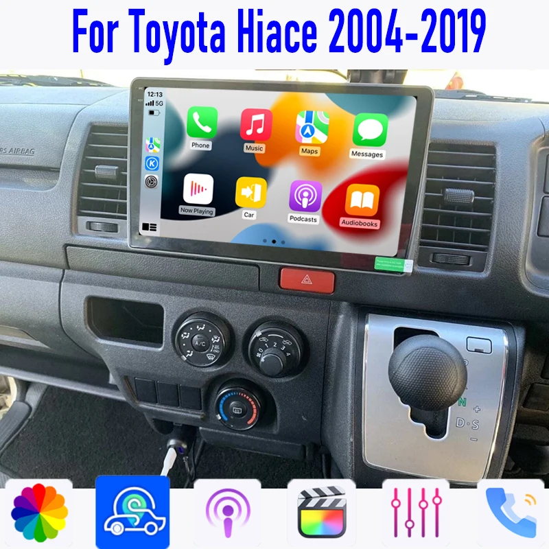 GPS 10" For Toyota Hiace 2004-2019 Car Radio Wireless Apple Carplay Android 15 Google Map Steering Wheel Control WIFI 4-64GB
GPS 10" For Toyota Hiace 2004-2019 Car Radio Wireless Apple Carplay Android 15 Google Map Steering Wheel Control WIFI 4-64GB