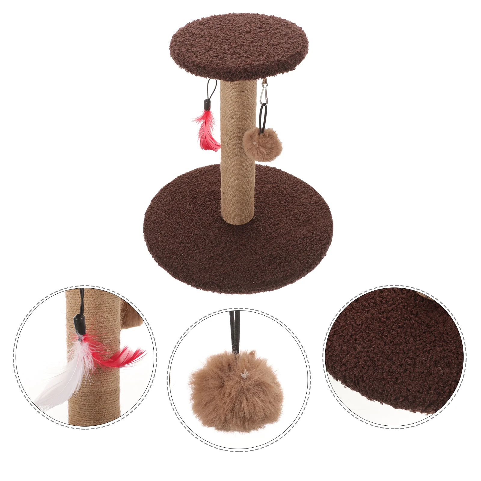 Cat Scratching Post Vertical Kitten Accessory Household Integrated Scratcher Posts for Indoor Cats Shelf
Cat Scratching Post Vertical Kitten Accessory Household Integrated Scratcher Posts for Indoor Cats Shelf