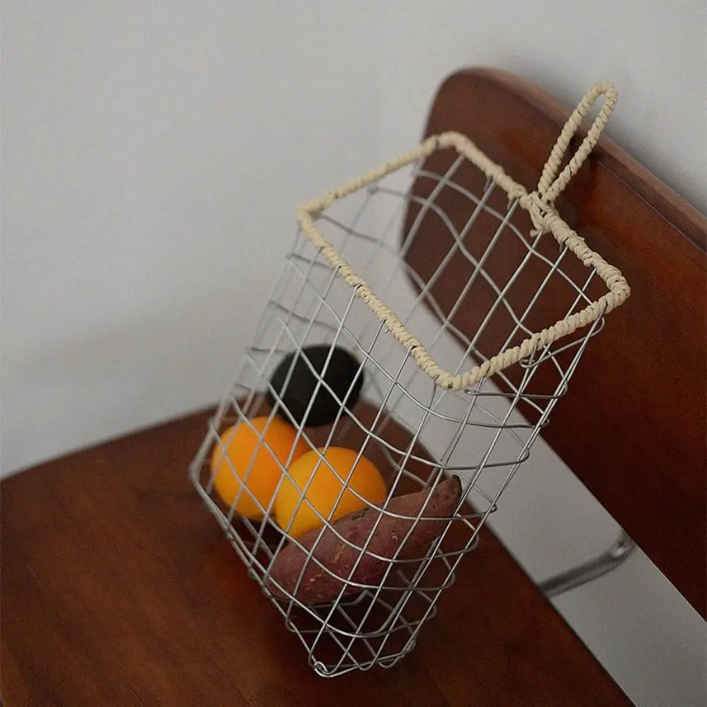 Nordic Hanging Storage Basket Handmade Metal Kitchen Wall Organizer Space-Saving Convenient Cabinet Storage Basket
Nordic Hanging Storage Basket Handmade Metal Kitchen Wall Organizer Space-Saving Convenient Cabinet Storage Basket