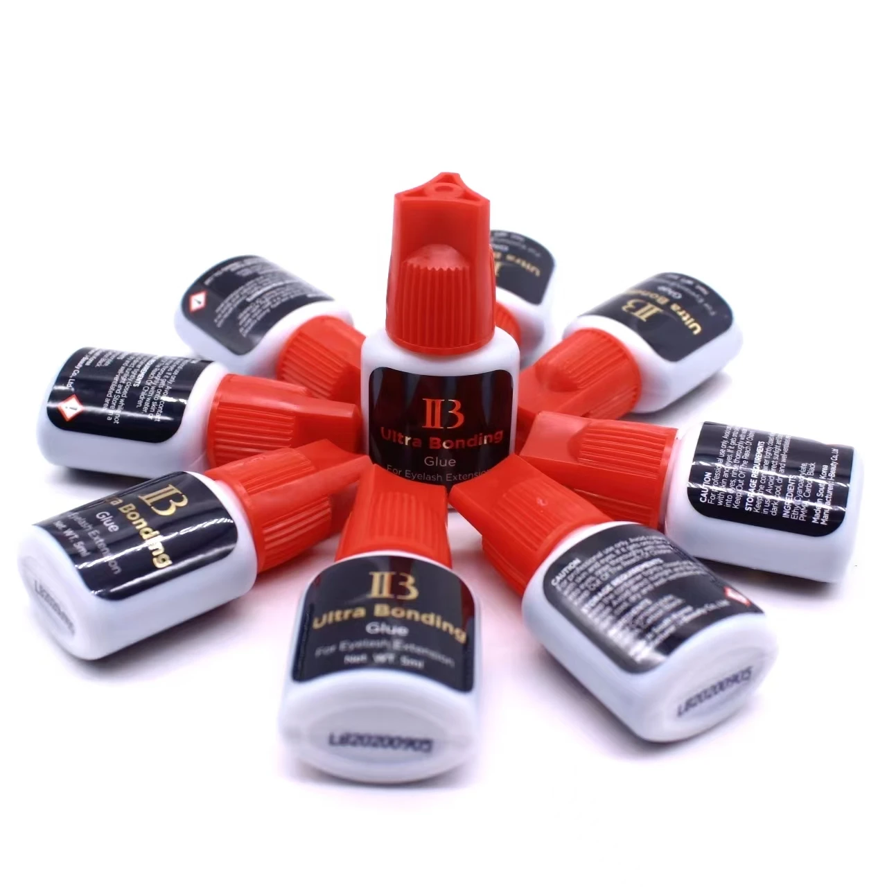 10bottles IB Ultra Bonding Glue Korea Original 5ml Red Cap Drying Time 2-4 Seconds Fast Drying Strong Lash Glue Great Retention
10bottles IB Ultra Bonding Glue Korea Original 5ml Red Cap Drying Time 2-4 Seconds Fast Drying Strong Lash Glue Great Retention
