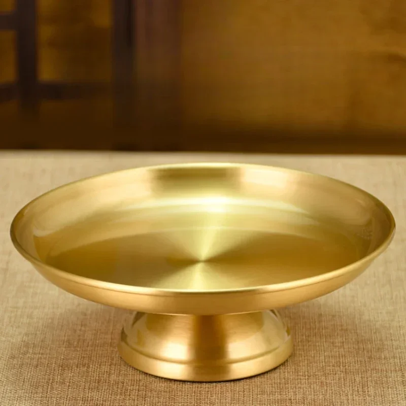 Pure Copper Buddha Plate Buddha Tool Fruit Storage Plate Temple Tribute Tibetan Supplies Fruit Tray Footed Fruit Snack
Pure Copper Buddha Plate Buddha Tool Fruit Storage Plate Temple Tribute Tibetan Supplies Fruit Tray Footed Fruit Snack