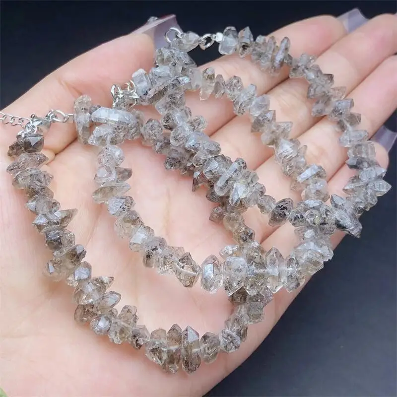 Natural Herkimer Diamond Gravel Stone Bracelet Healing Gemstone Crystal Strand Lovers Jewelry Gift 1PCS
Natural Herkimer Diamond Gravel Stone Bracelet Healing Gemstone Crystal Strand Lovers Jewelry Gift 1PCS