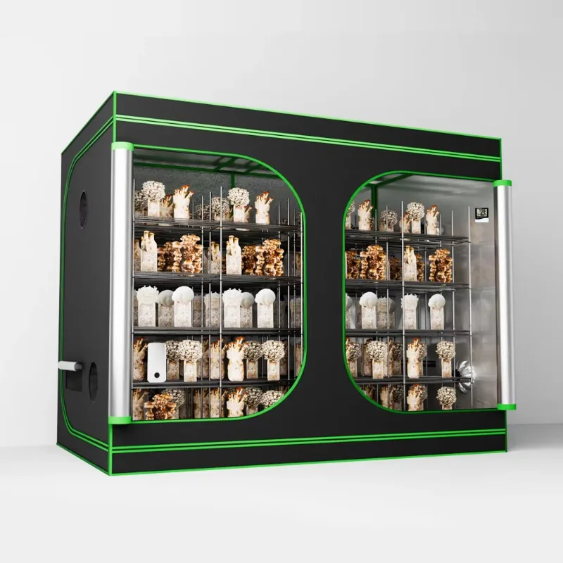 120 * 240 * 200 Tip Product Rectangular Planting Tent Kit with Humidifier and Indoor Mushroom Growth Shelf
120 * 240 * 200 Tip Product Rectangular Planting Tent Kit with Humidifier and Indoor Mushroom Growth Shelf