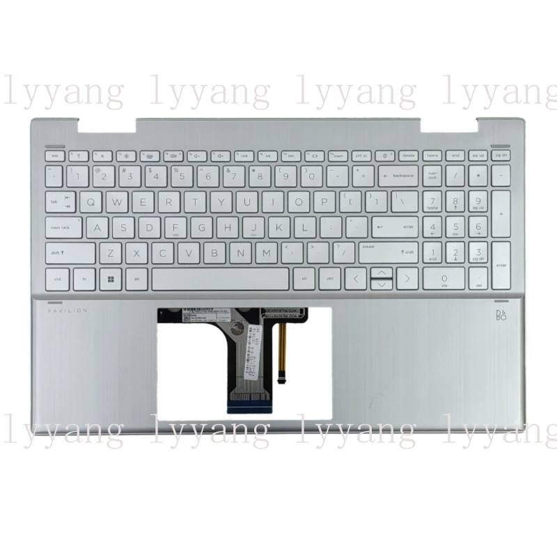 f New For HP Pavilion X360 15-ER 15-ER1195NR Upper Palmrest Keyboard Cover Silver
f New For HP Pavilion X360 15-ER 15-ER1195NR Upper Palmrest Keyboard Cover Silver