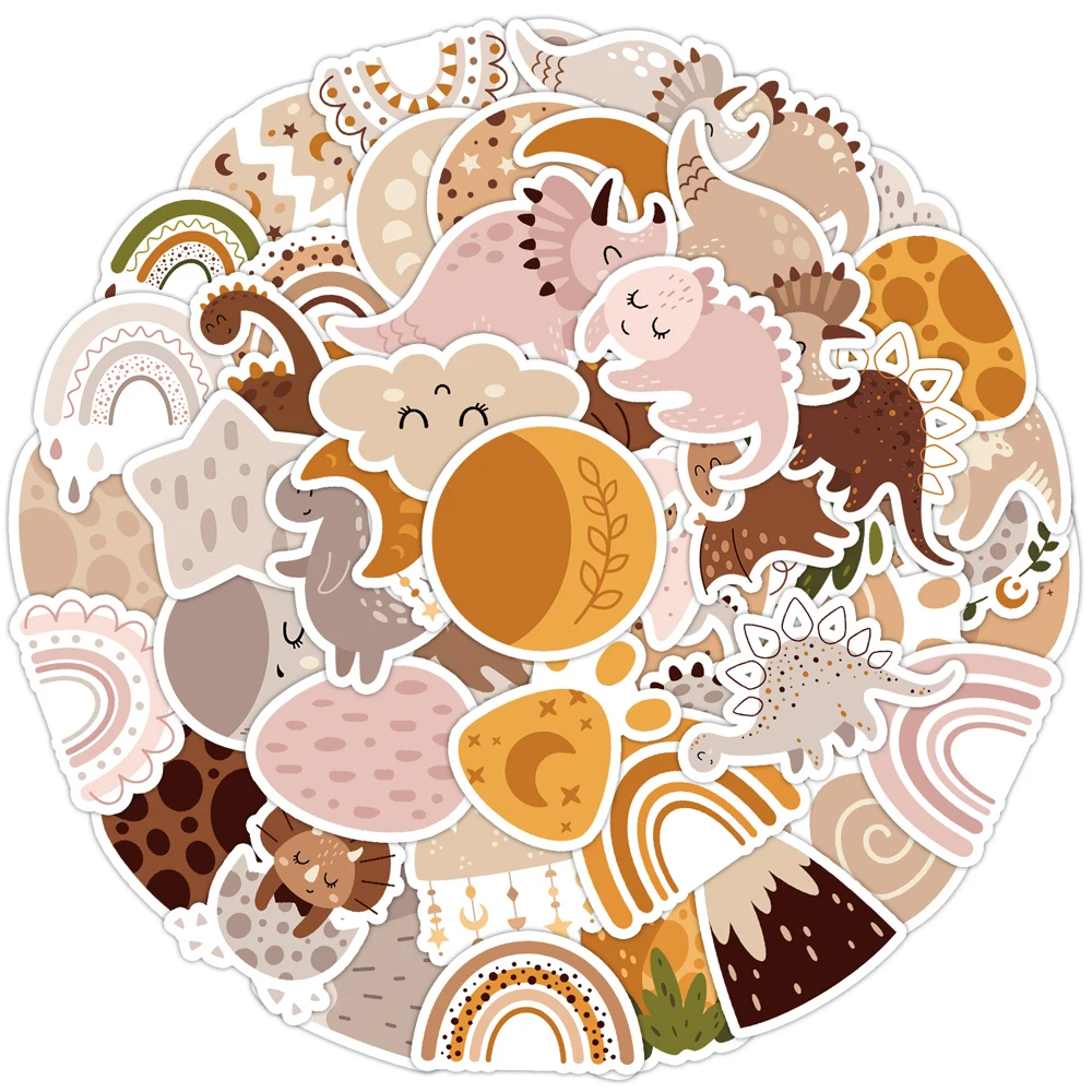 10/30/50pcs Cute Cartoon Art Bohemian Rainbow Dinosaur Stickers Aesthetic Graffiti Decals Scrapbooking Laptop Funny Sticker Toy
10/30/50pcs Cute Cartoon Art Bohemian Rainbow Dinosaur Stickers Aesthetic Graffiti Decals Scrapbooking Laptop Funny Sticker Toy