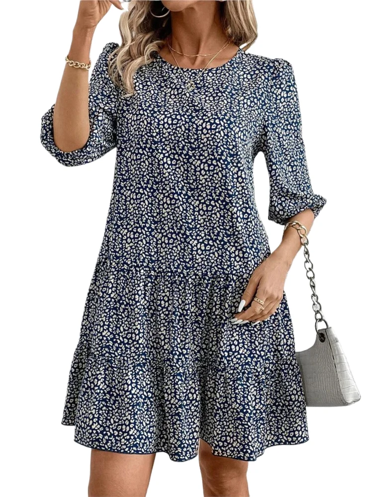 Summer Floral For Women Dress Fashion O Neck Half Sleeve Loose Casual Holiday Party Dresses Elegant Female Office Vestidos New
Summer Floral For Women Dress Fashion O Neck Half Sleeve Loose Casual Holiday Party Dresses Elegant Female Office Vestidos New