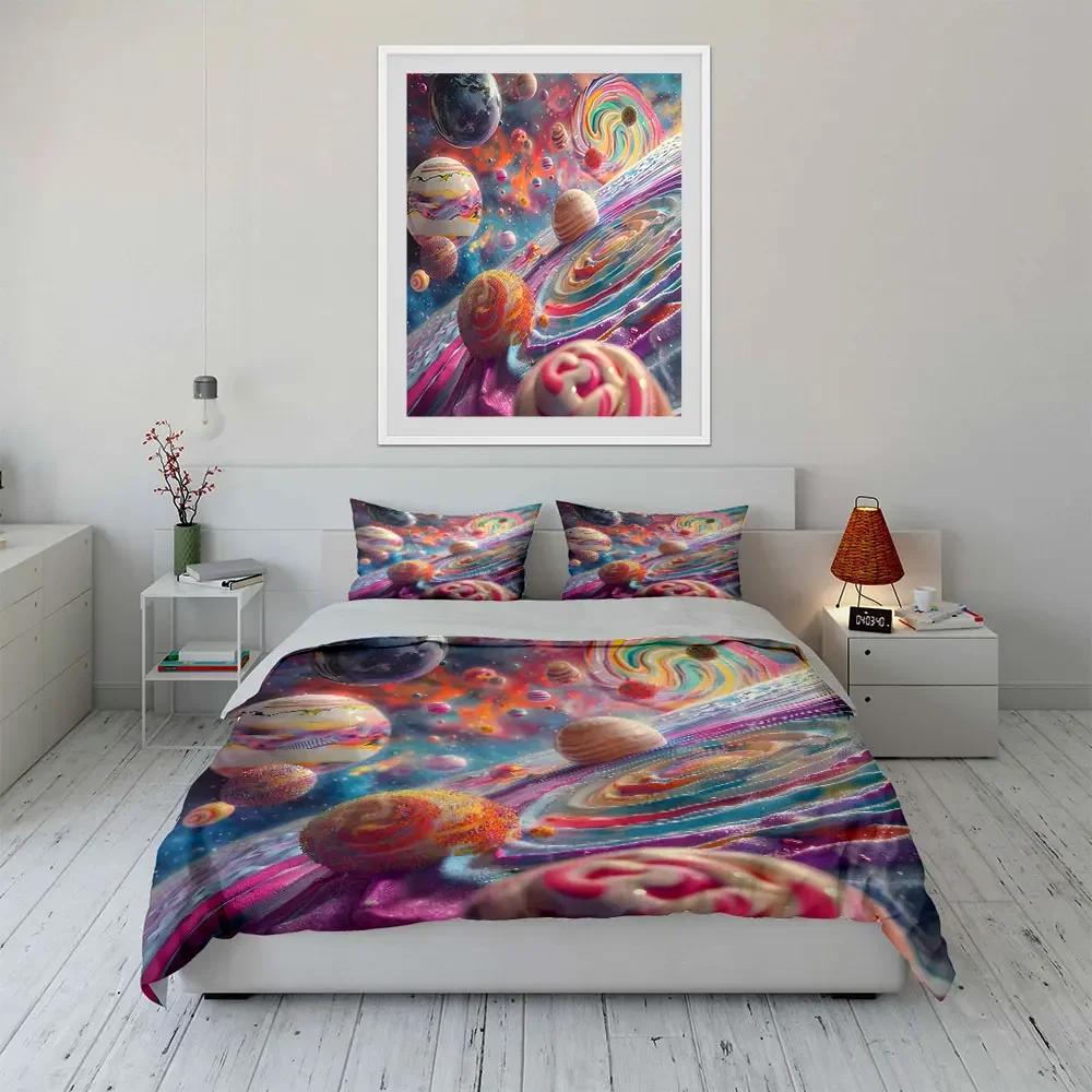 "Galaxy-Inspired Abstract Decor Set" Multiple sizes kid's and adults' bedroom Exquisite 3PC bedding set, gift
"Galaxy-Inspired Abstract Decor Set" Multiple sizes kid's and adults' bedroom Exquisite 3PC bedding set, gift
