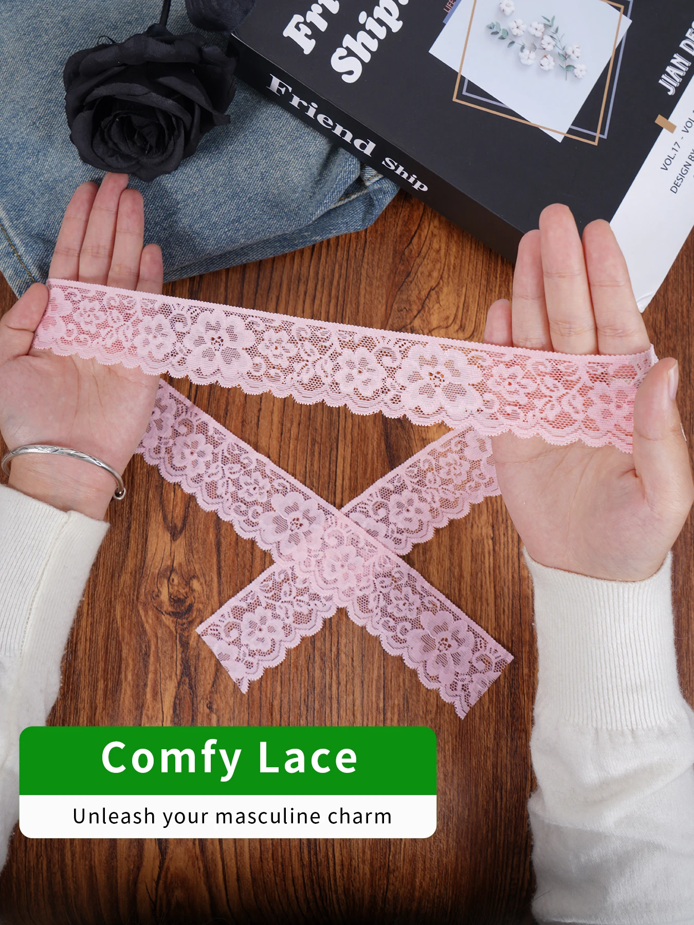 1 PCS Multifunctional Lace Trim Straps Multi-Use for Neck Wrist Waist Decorative Underwear Accessories
1 PCS Multifunctional Lace Trim Straps Multi-Use for Neck Wrist Waist Decorative Underwear Accessories
