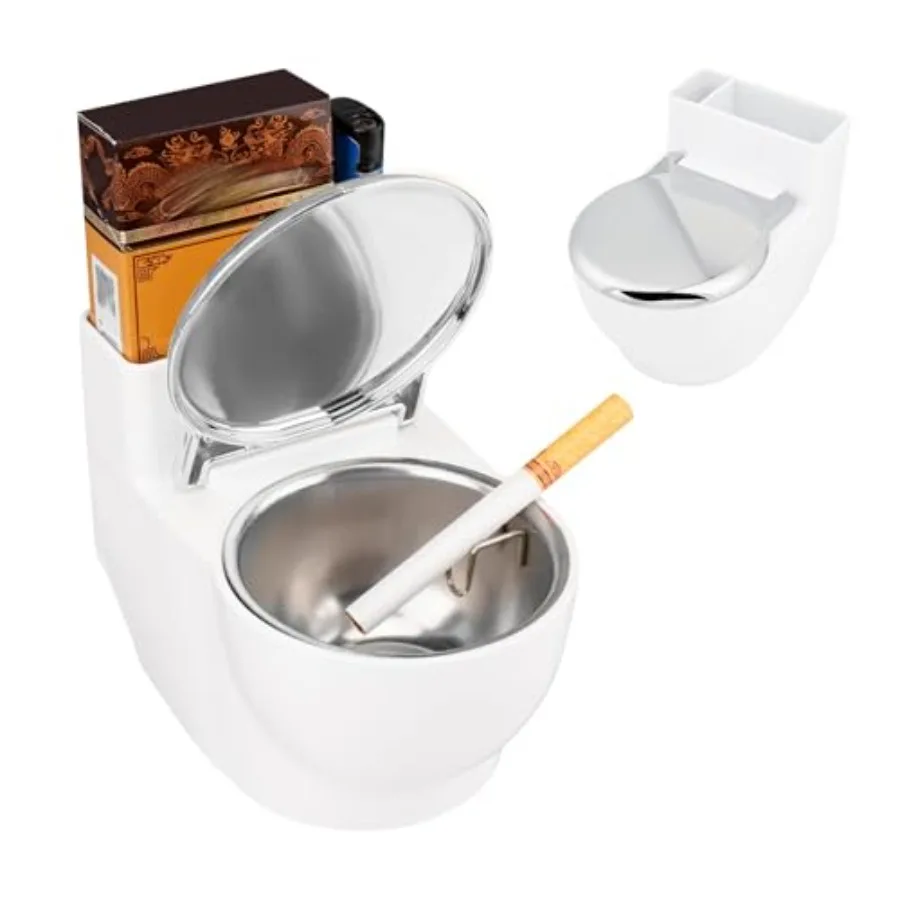 Windproof Ashtray with Lid, Toilet Shaped Wall Mounted Ashtrays for Smokers, Self Adhesive Cigarettes Ash Tray for Home Bathroo
Windproof Ashtray with Lid, Toilet Shaped Wall Mounted Ashtrays for Smokers, Self Adhesive Cigarettes Ash Tray for Home Bathroo