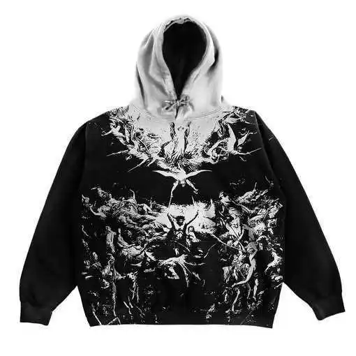 American Retro Ins Style Women Autumn Hoodie New Style Personalized 3D Printing Pattern Loose Pullover Couple Hooded Sweatshirt
American Retro Ins Style Women Autumn Hoodie New Style Personalized 3D Printing Pattern Loose Pullover Couple Hooded Sweatshirt