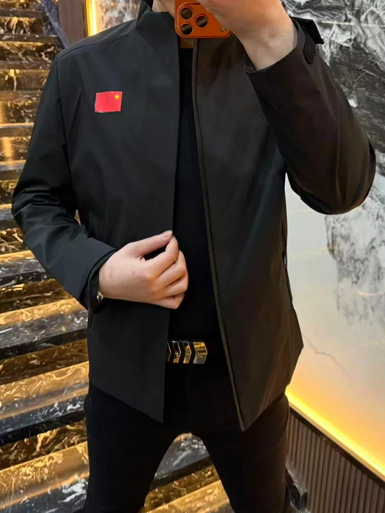 Men's Casual Stand Collar Jacket Lightweight Luxury Fashionable Business Casual Versatile Outerwear Spring Autumn
Men's Casual Stand Collar Jacket Lightweight Luxury Fashionable Business Casual Versatile Outerwear Spring Autumn