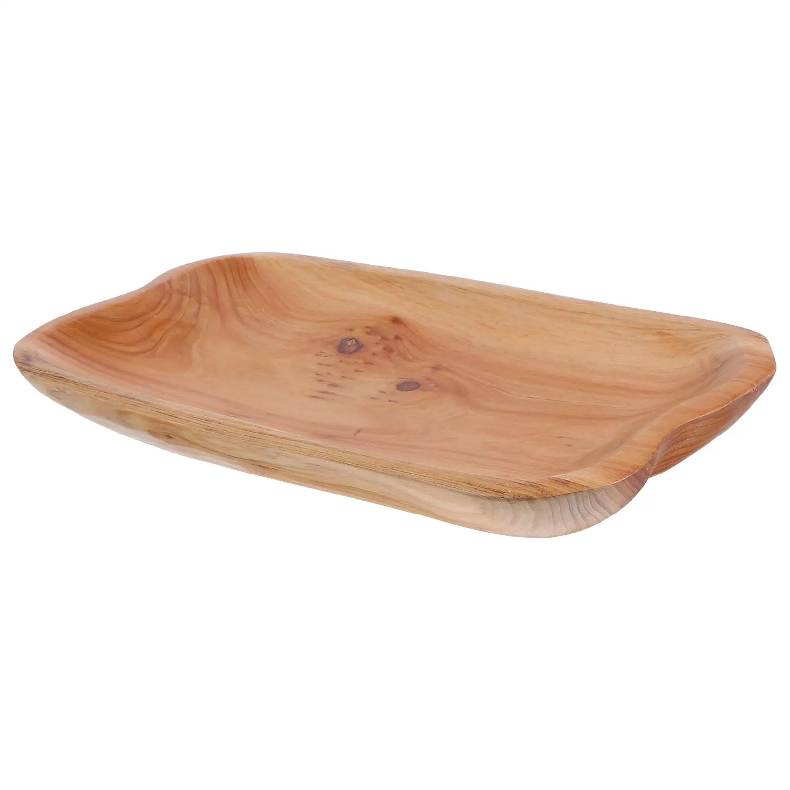 Solid Wood Fruit Plate Serving Tray Rectangular Wooden Vintage Decor Trays for Food Natural
Solid Wood Fruit Plate Serving Tray Rectangular Wooden Vintage Decor Trays for Food Natural
