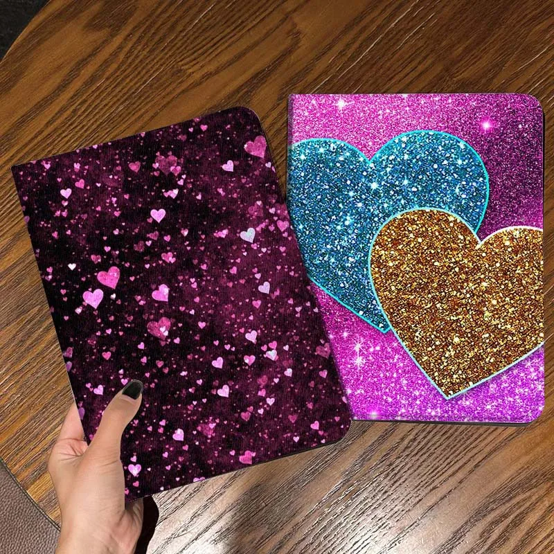 Sparkling Color Love Heart Gift For iPad Pro Air Mini 2 3 4 5 6 7 6th 7th 10th 11th 10.2 9.7 10.5 11 Foldable Tablet Case
Sparkling Color Love Heart Gift For iPad Pro Air Mini 2 3 4 5 6 7 6th 7th 10th 11th 10.2 9.7 10.5 11 Foldable Tablet Case