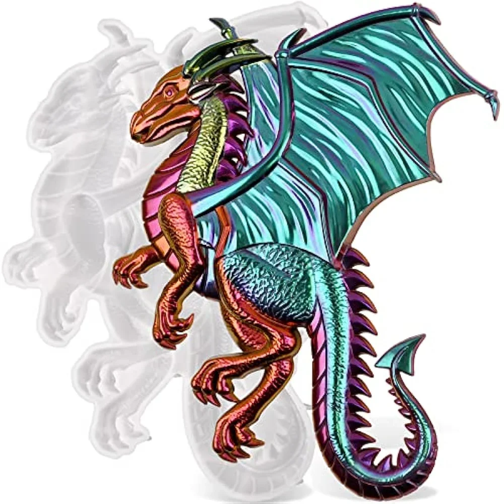Dragon Shield Pendant Wall Decoration Silicone Molds DIY Animals Statue Home Office Wall Hanging Decor Epoxy Resin Mold
Dragon Shield Pendant Wall Decoration Silicone Molds DIY Animals Statue Home Office Wall Hanging Decor Epoxy Resin Mold