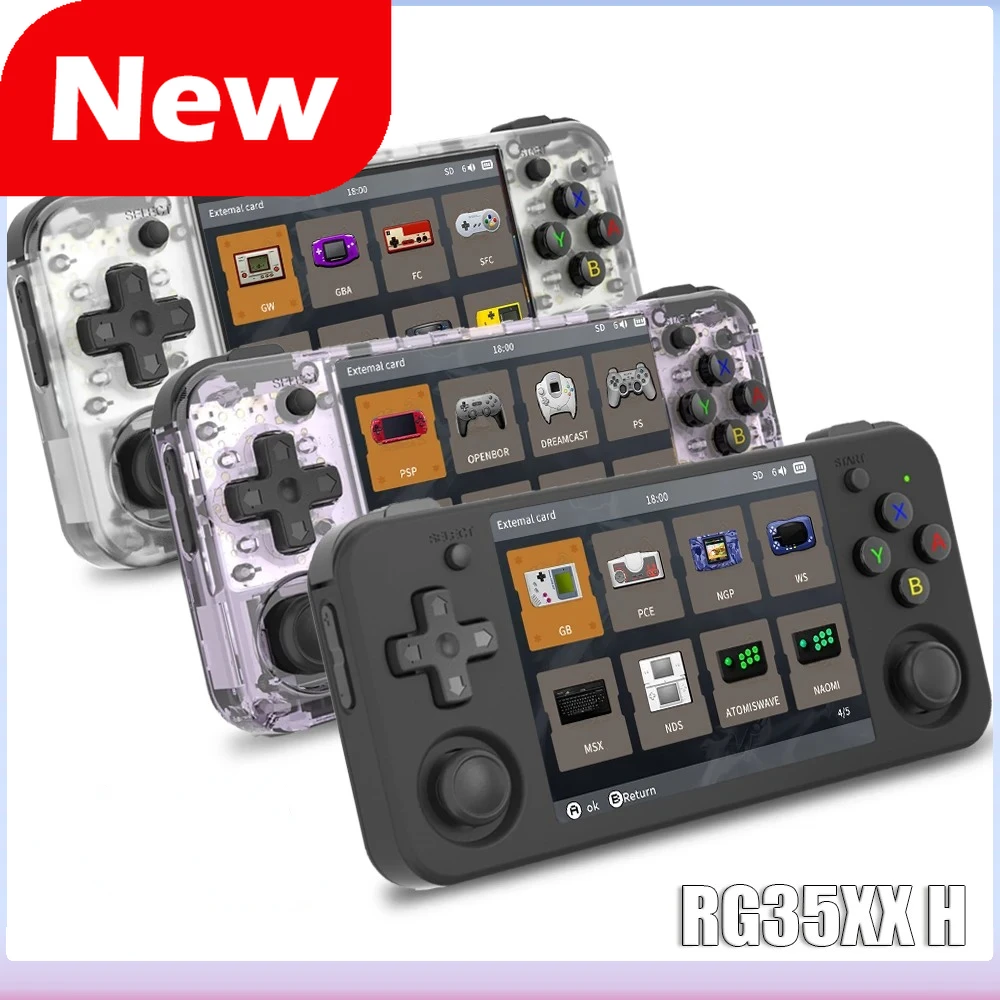 Портативные игровые плееры для игр в видеоигры 3,5-дюймовый IPS 640*480 экран Ретро игровой плеер 3300 мАч 5000+ игр 64 ГБ
Портативные игровые плееры для игр в видеоигры 3,5-дюймовый IPS 640*480 экран Ретро игровой плеер 3300 мАч 5000+ игр 64 ГБ