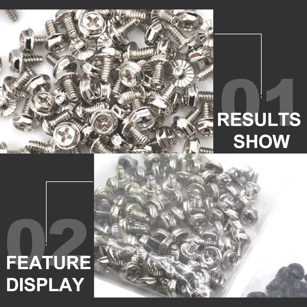100 pcs Computer Case Metal Fastener Round Head Replacement Screw For Pc Supply Fixing Screw
100 pcs Computer Case Metal Fastener Round Head Replacement Screw For Pc Supply Fixing Screw