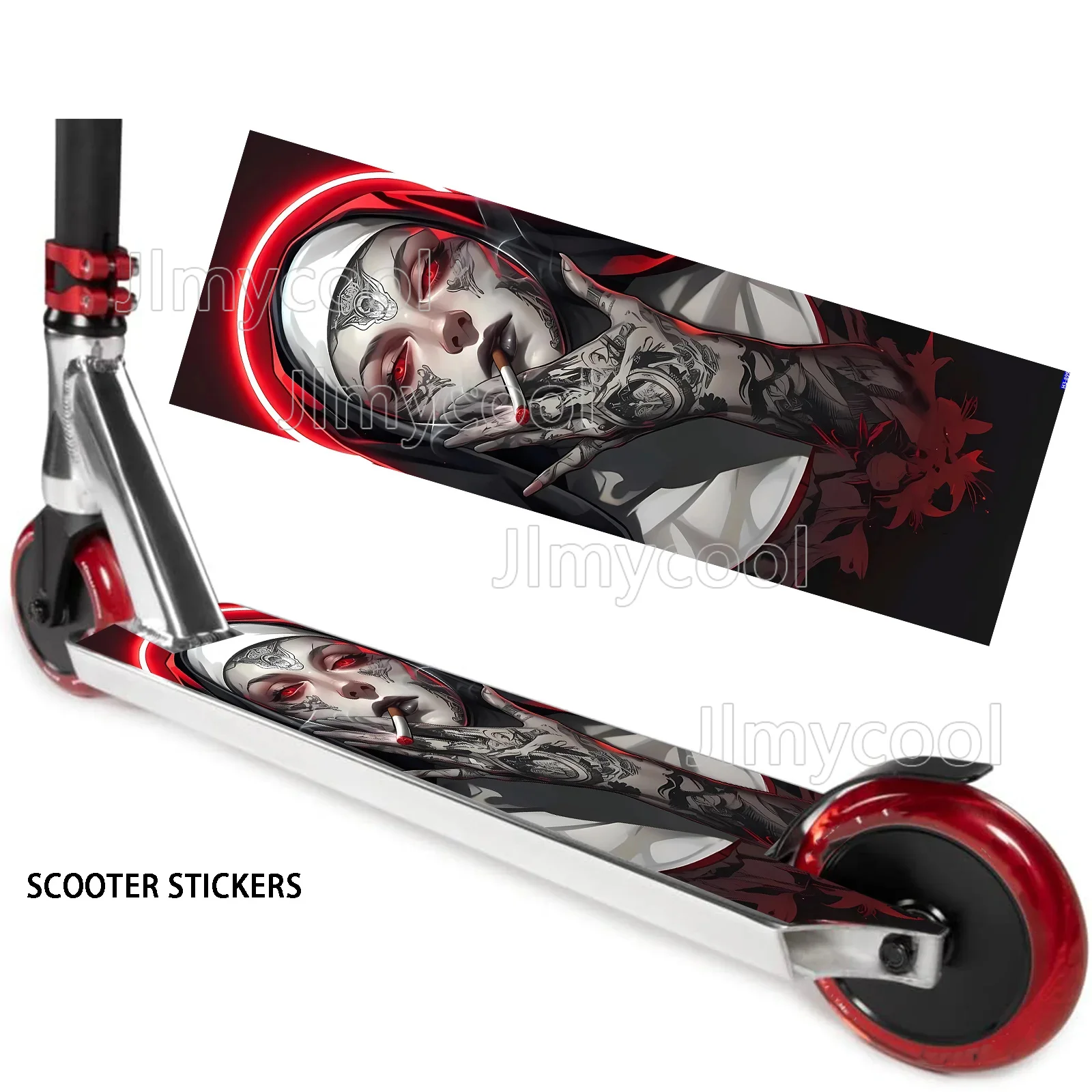 Dark Nun Scooter Sticker Cool Creative Body Scooter Body Decoration Stickers Easy to Install - High
Dark Nun Scooter Sticker Cool Creative Body Scooter Body Decoration Stickers Easy to Install - High