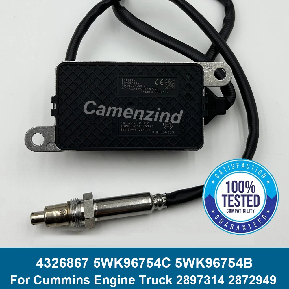High Quality Chips Probe Nox Sensor 5WK96754C 4326867 5WK96754B Nitrogen Oxide Sensor For C-ummins Truck 24V 2897314 2872949
High Quality Chips Probe Nox Sensor 5WK96754C 4326867 5WK96754B Nitrogen Oxide Sensor For C-ummins Truck 24V 2897314 2872949