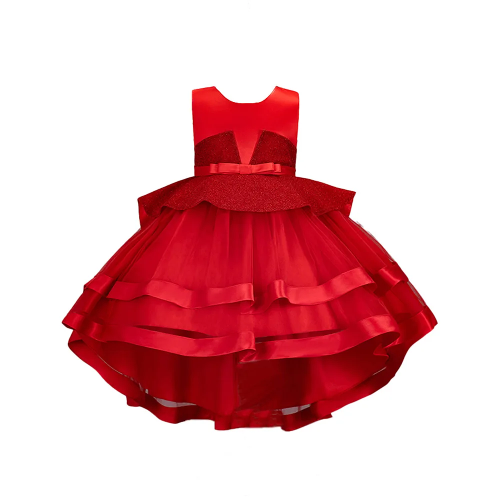 Kid Sleeveless Glitter Embellished Dress Bow Waistband Layered Tulle Children Skirt Satin Ribbon Trim Asymmetric Hem Girl Gown
Kid Sleeveless Glitter Embellished Dress Bow Waistband Layered Tulle Children Skirt Satin Ribbon Trim Asymmetric Hem Girl Gown
