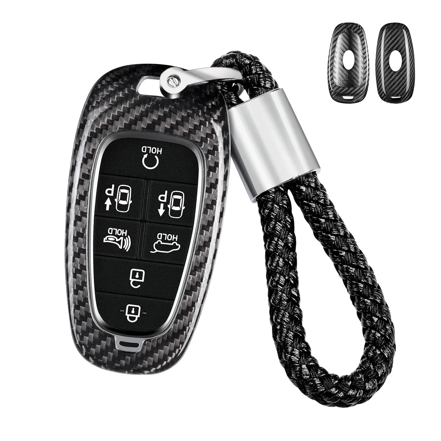Key Shell For Hyundai, Carbon Fiber Key Fob Cover Protector For Hyundai Palisade Accessories Tucson Sonata Santa Car Key Case
Key Shell For Hyundai, Carbon Fiber Key Fob Cover Protector For Hyundai Palisade Accessories Tucson Sonata Santa Car Key Case