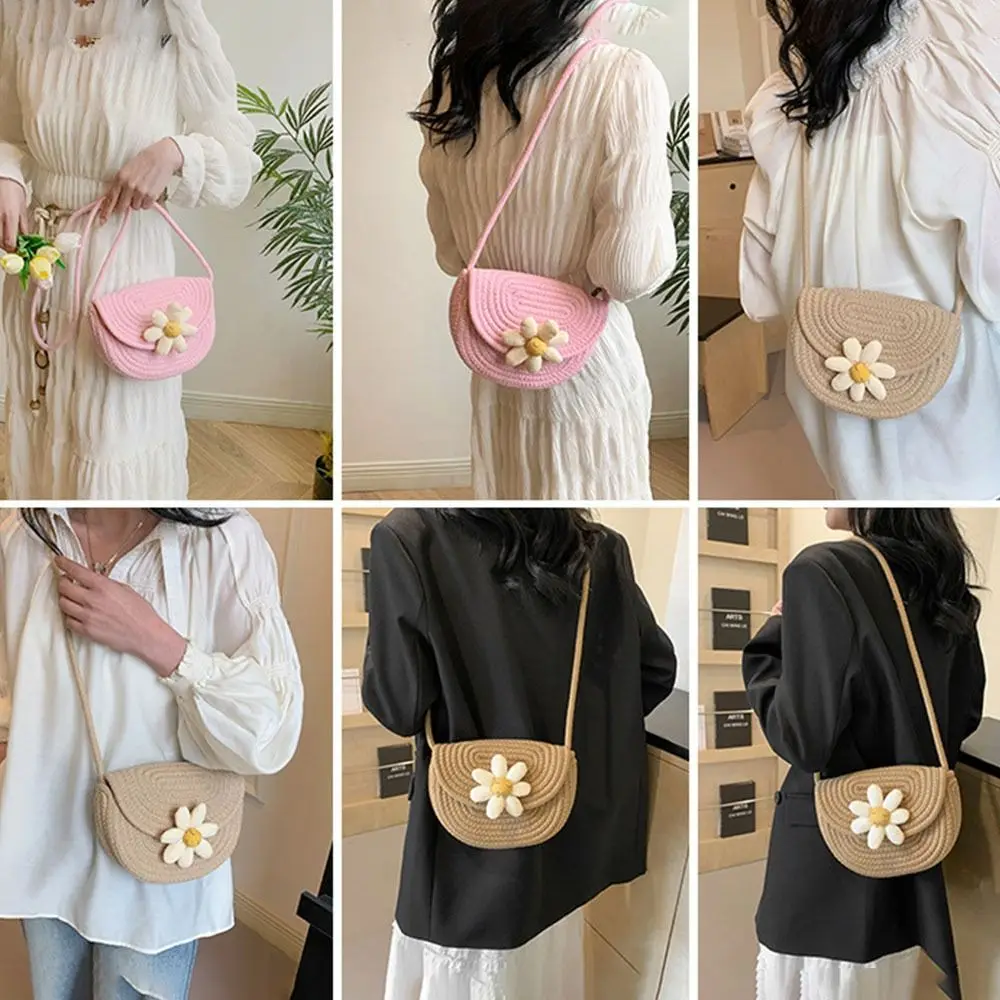Women Woven Beach Bag Summer Fashion Shoulder Saddle Bag Seaside Crossbody Bag Straw Bag Handheld Cosmetic Bag Vacation
Women Woven Beach Bag Summer Fashion Shoulder Saddle Bag Seaside Crossbody Bag Straw Bag Handheld Cosmetic Bag Vacation