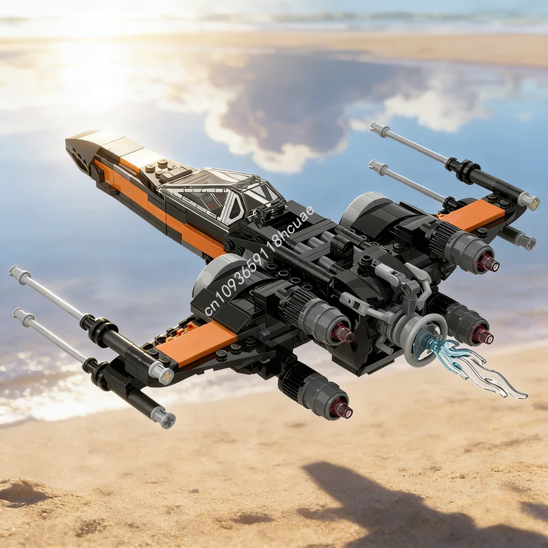 422pcs MOC Resistance X Fighter Black Star Battle Model Building Blocks Toy Christmas Gifts Construction Idea DIY Education
422pcs MOC Resistance X Fighter Black Star Battle Model Building Blocks Toy Christmas Gifts Construction Idea DIY Education