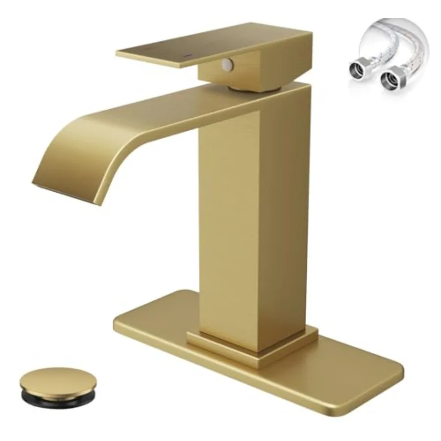Bathroom Faucets, Modern Waterfall Bathroom Faucet, Single Handle 1 or 3 Hole Bathroom Sink Faucet, RV Mixer Tap Vanity Faucet
Bathroom Faucets, Modern Waterfall Bathroom Faucet, Single Handle 1 or 3 Hole Bathroom Sink Faucet, RV Mixer Tap Vanity Faucet