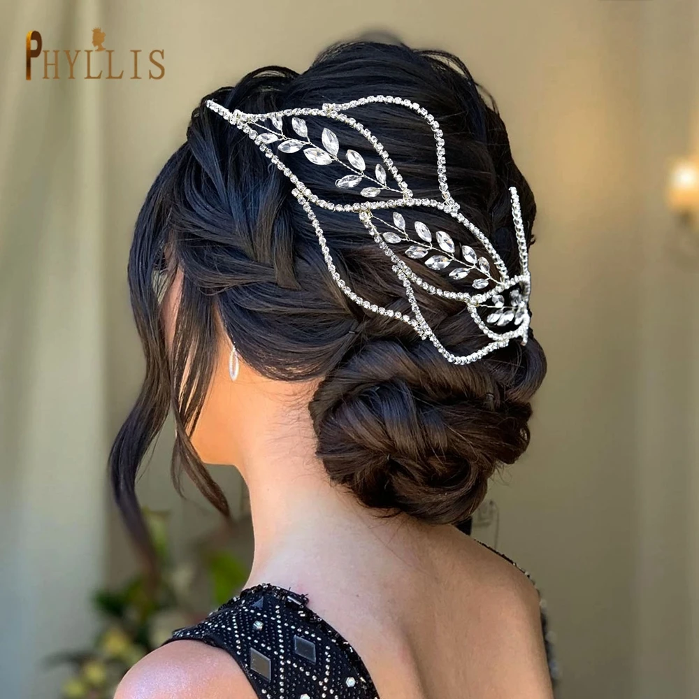 A500 Rhinestone Bride Headband Bridal Headdress Crystal Wedding Headdress Headpieces for Bride Leaf Soft Hair Band Fashion Tiara
A500 Rhinestone Bride Headband Bridal Headdress Crystal Wedding Headdress Headpieces for Bride Leaf Soft Hair Band Fashion Tiara