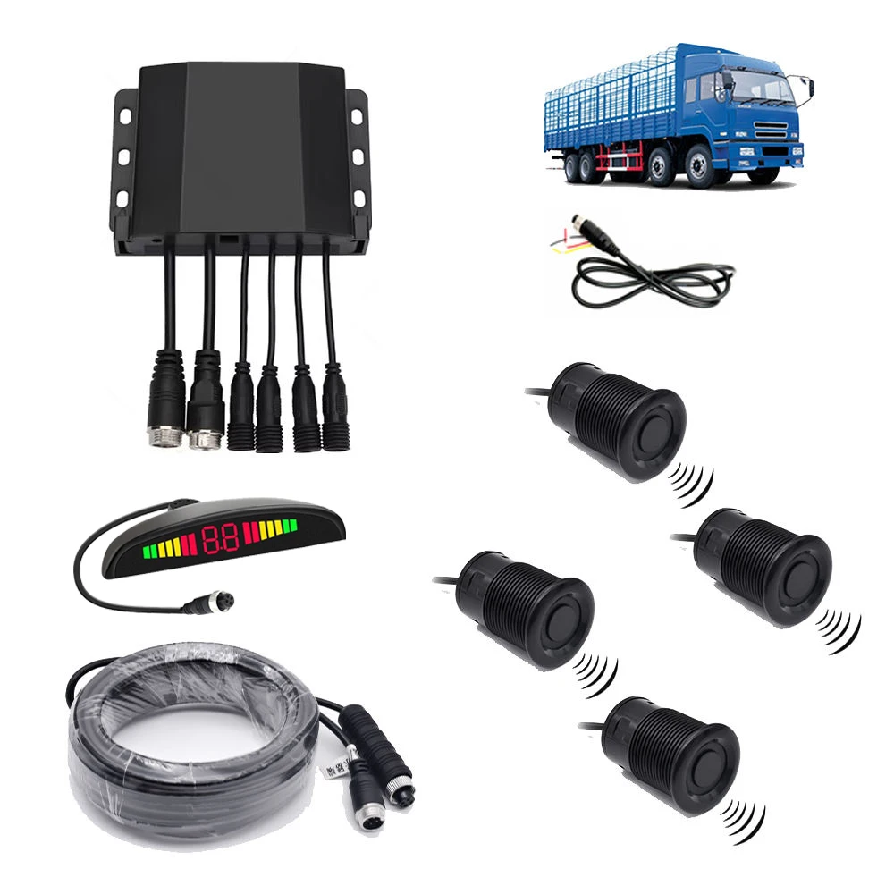 24V Universal Heavy Duty Truck Blind Spot System Commercial Vehicle 4 Pcs Parking Sensors with Alarm for Truck BUS RV
24V Universal Heavy Duty Truck Blind Spot System Commercial Vehicle 4 Pcs Parking Sensors with Alarm for Truck BUS RV