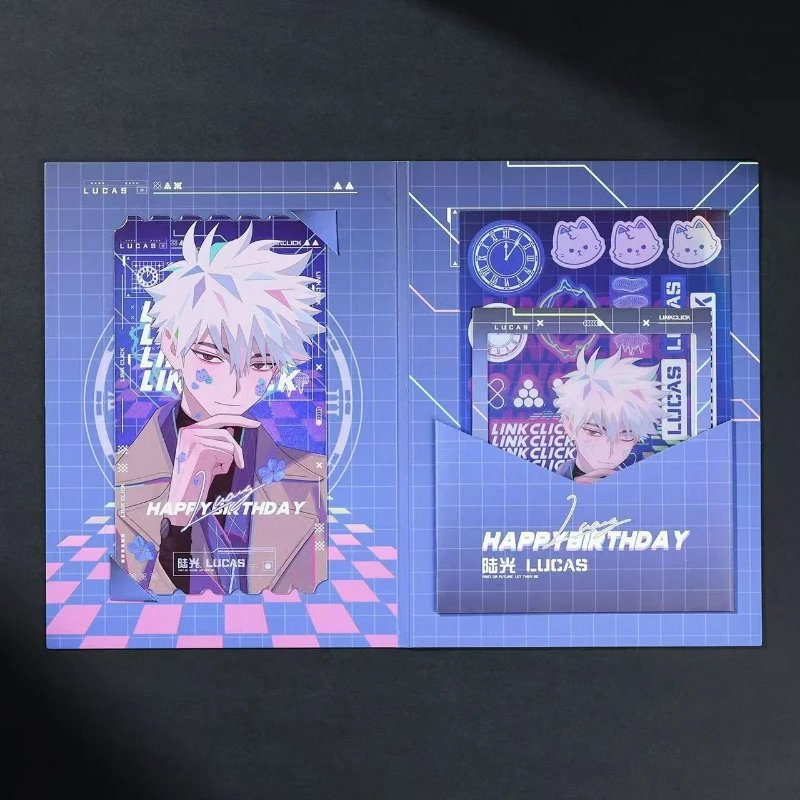 Link Click Animation Official Genuine Merch Fancy Day Birthday Series Badge Shikishi Commemorative Gift Box Lu Guang Version
Link Click Animation Official Genuine Merch Fancy Day Birthday Series Badge Shikishi Commemorative Gift Box Lu Guang Version