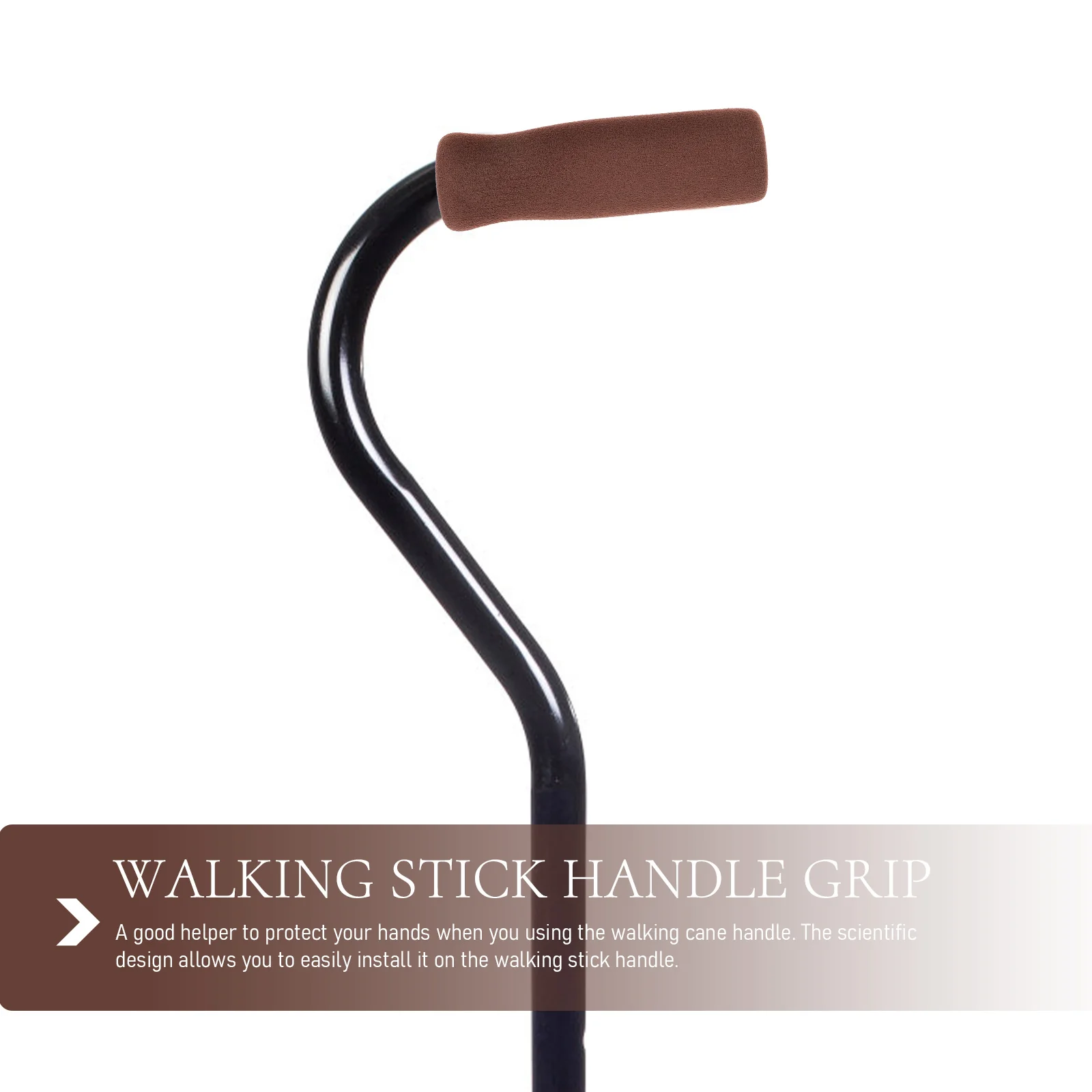 2pcs Brown Sponge Cane Crutch Handle Covers Non-slip Elderly Walking Thickened Replacement Foam Hand Grasp Aids
2pcs Brown Sponge Cane Crutch Handle Covers Non-slip Elderly Walking Thickened Replacement Foam Hand Grasp Aids