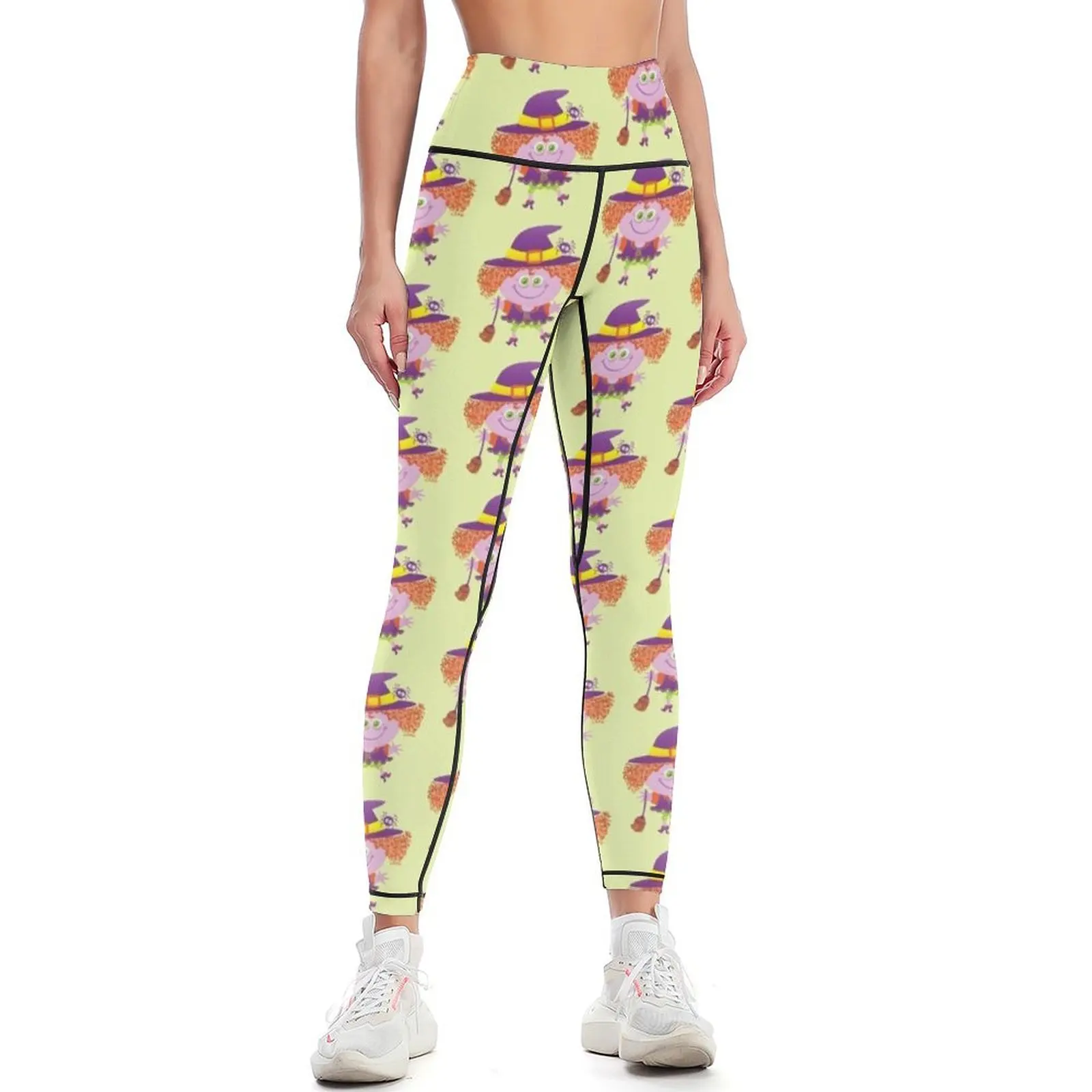 Mischievous girl wearing a Halloween witch costume Leggings push up fitness Sweatpants Womens Leggings
Mischievous girl wearing a Halloween witch costume Leggings push up fitness Sweatpants Womens Leggings