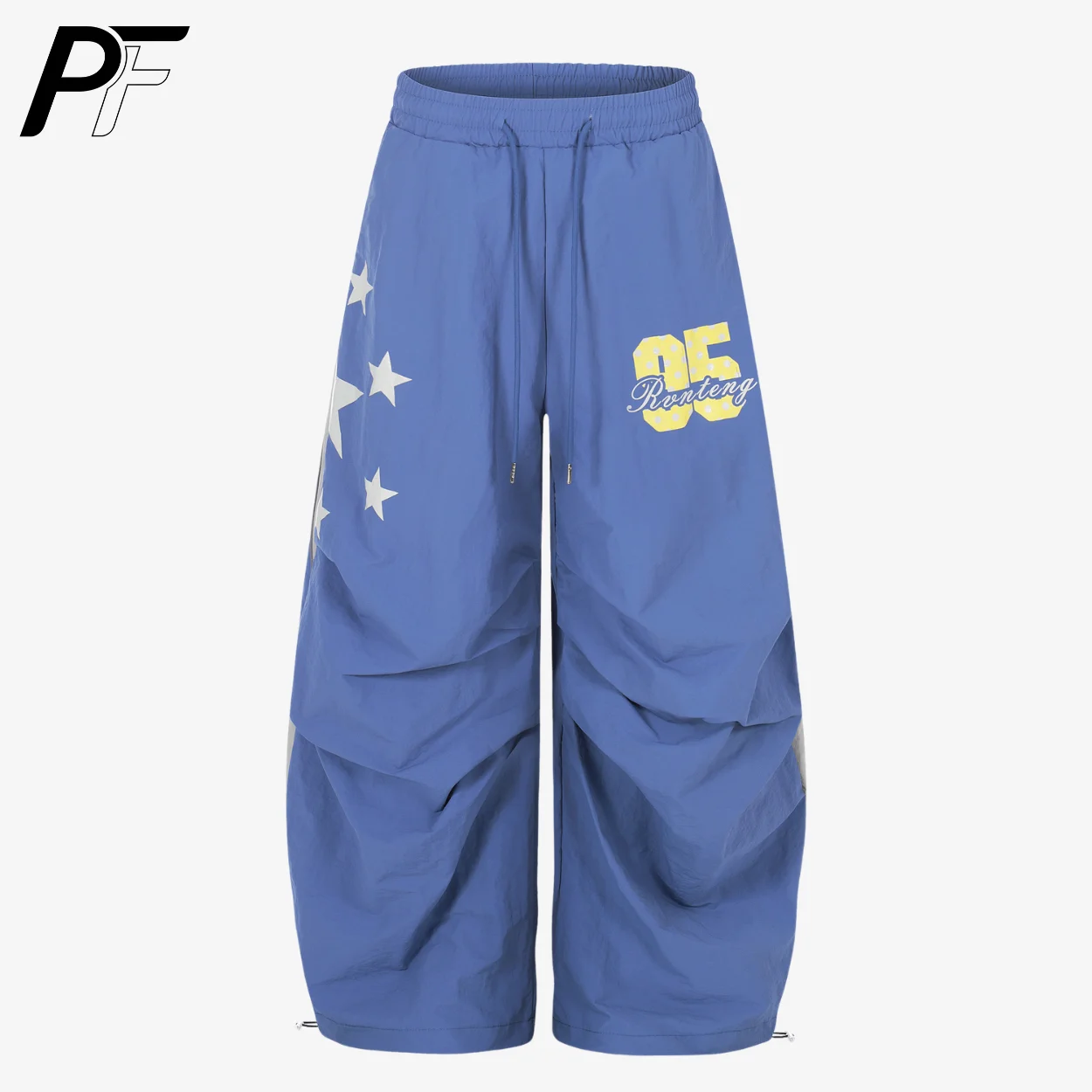 Y2K Baggy Nylon Cropped Pants for Women Star Print 95 Graphic Wide Leg Parachute Pants Elastic Waist Drawstring Casual Trousers
Y2K Baggy Nylon Cropped Pants for Women Star Print 95 Graphic Wide Leg Parachute Pants Elastic Waist Drawstring Casual Trousers