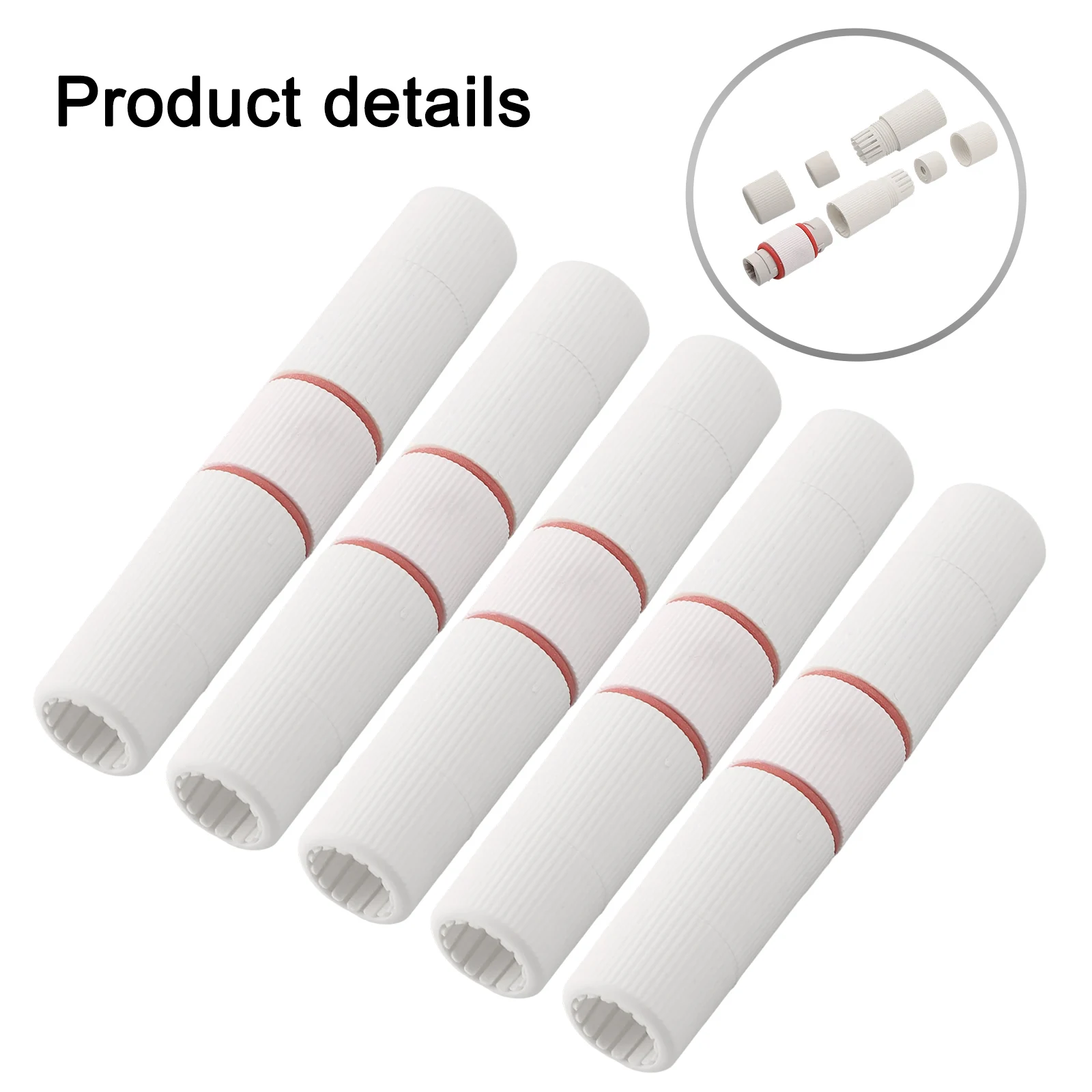 5 Pack Waterproof Coupler for IP68 Ethernet Connections Shielded Network Cable Extender Designed for Harsh Environments
5 Pack Waterproof Coupler for IP68 Ethernet Connections Shielded Network Cable Extender Designed for Harsh Environments