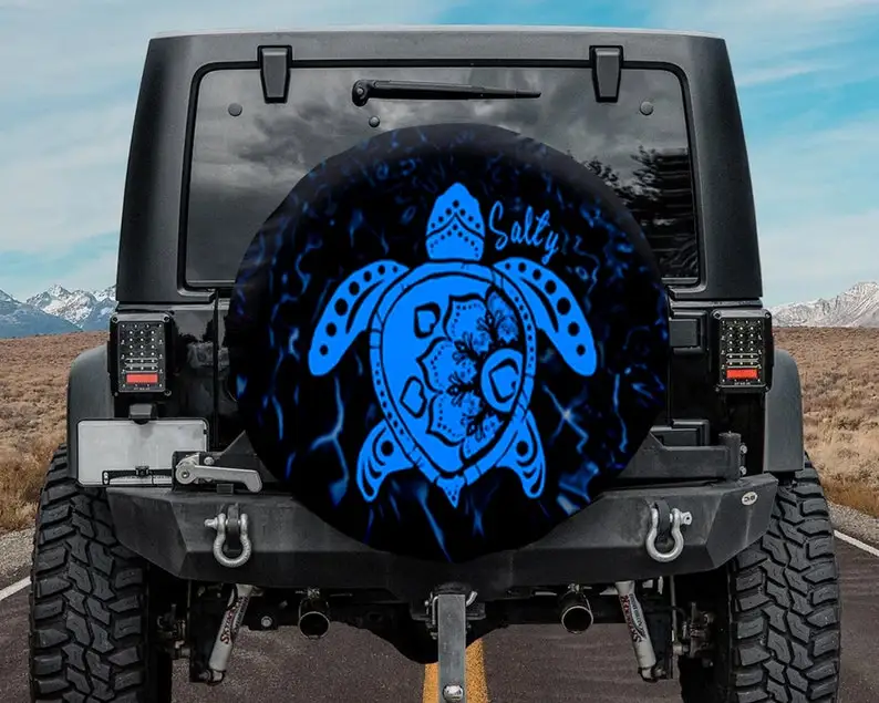 Salty, Blue Turtle Car Spare Tire Cover, Turtle and Wave Car Spare Tire Cover, Funny Turtle gifts, Backup Camera or Not
Salty, Blue Turtle Car Spare Tire Cover, Turtle and Wave Car Spare Tire Cover, Funny Turtle gifts, Backup Camera or Not