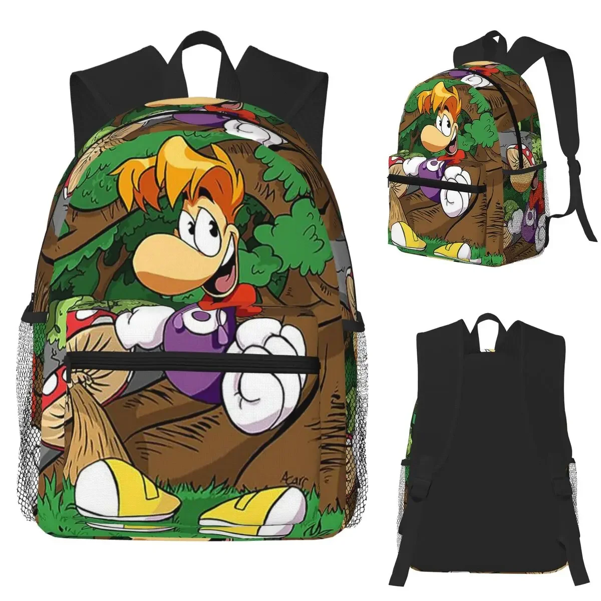 Cartoon Games Rayman Legends Student Backpack School Bag Hiking Travel Daypack for Boys Girls Fashion Bookbag Shoulder Bags
Cartoon Games Rayman Legends Student Backpack School Bag Hiking Travel Daypack for Boys Girls Fashion Bookbag Shoulder Bags