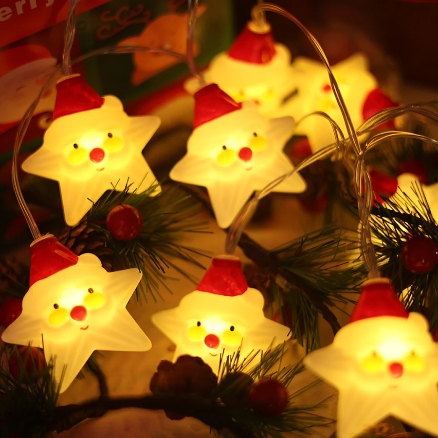 LED Christmas lights, pendant lights, string lights, stars, holiday decorations, atmosphere lights, Christmas decorative lights
LED Christmas lights, pendant lights, string lights, stars, holiday decorations, atmosphere lights, Christmas decorative lights