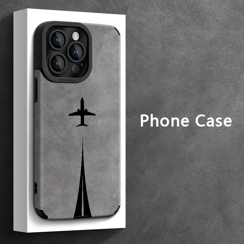 Black airplane trajectory pattern stylish design phone case, suitable for iPhone 17/16/16 Pro/16 Pro Max/16 Plus/15/15 Plus/15 P
Black airplane trajectory pattern stylish design phone case, suitable for iPhone 17/16/16 Pro/16 Pro Max/16 Plus/15/15 Plus/15 P