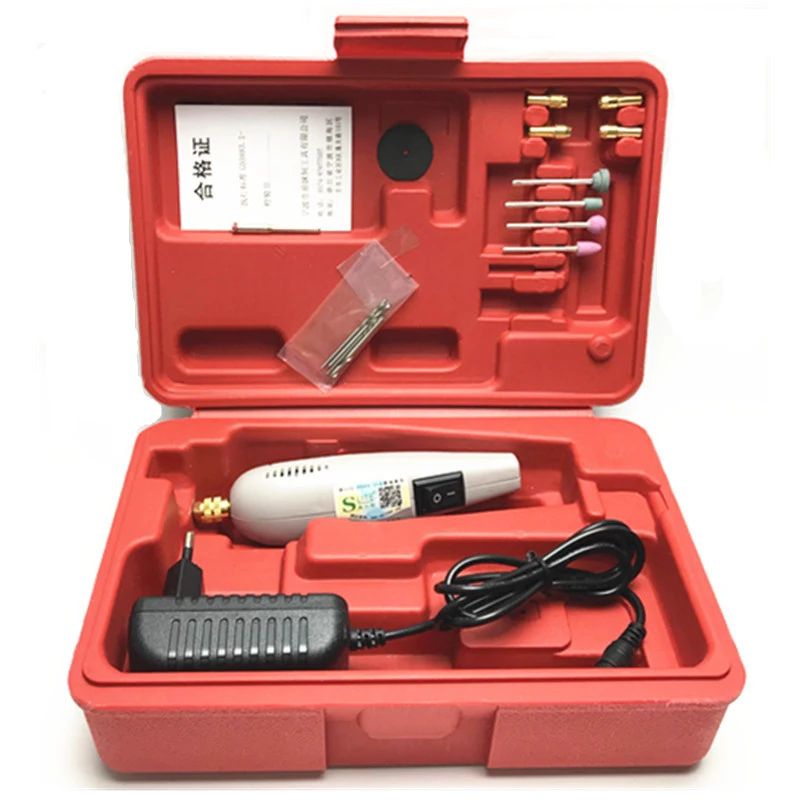 Mini Electric Grinder Rotary Tool Kit, Micro Drill for Engraving Polishing Drilling Cutting DIY Projects
Mini Electric Grinder Rotary Tool Kit, Micro Drill for Engraving Polishing Drilling Cutting DIY Projects