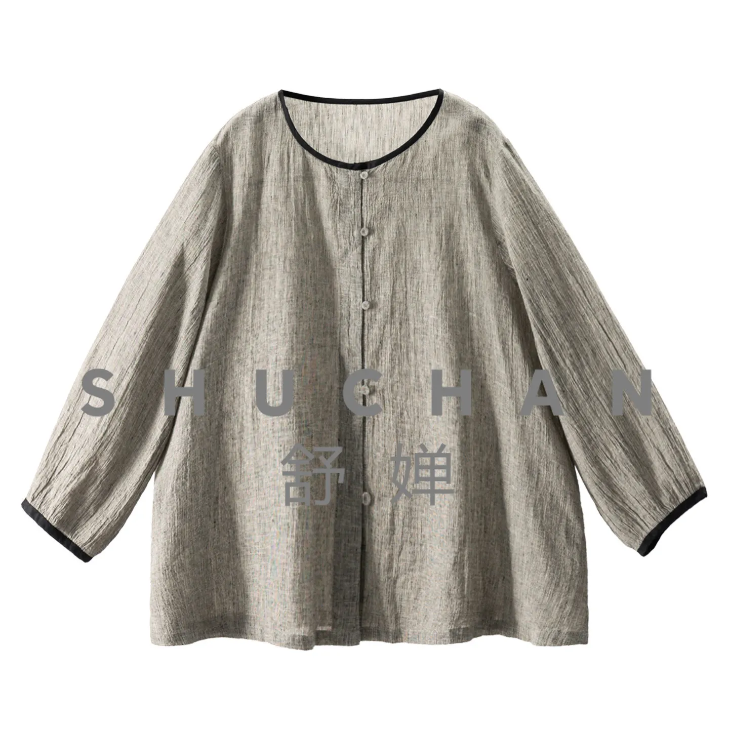 Summer Top Thin Oversized Simple Texture French Loose Side Slit Dyed 100% Hemp Shirt Female 05M7 Blusa Feminina
Summer Top Thin Oversized Simple Texture French Loose Side Slit Dyed 100% Hemp Shirt Female 05M7 Blusa Feminina